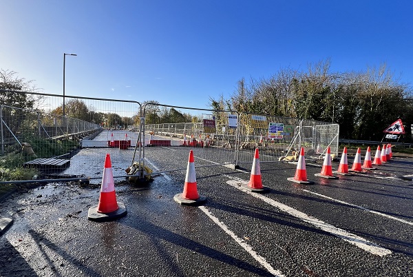 The A432 Badmiton Road bridge over the M4 has been closed since July 2023