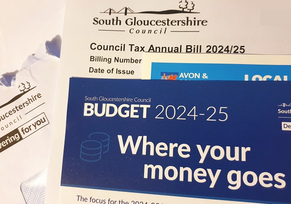 A South Gloucestershire Council tax bill for 2024-25