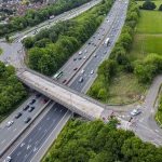 The M4/A432 Badminton Road bridge