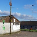 Chipping Sodbury rugby and football club buildings at the Ridings