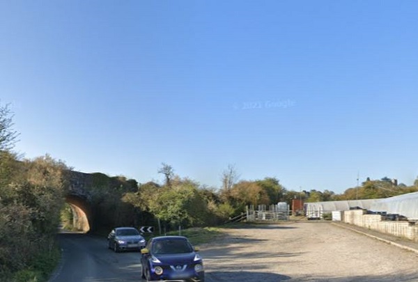 The scene of the crash in Wickwar