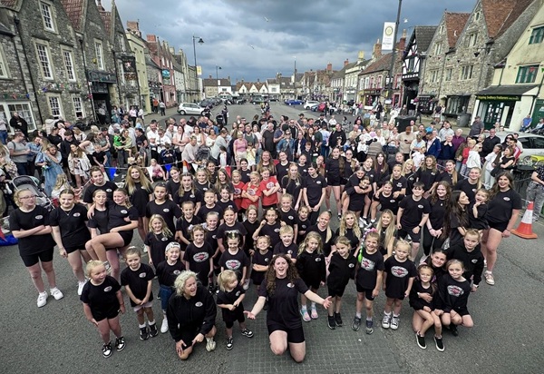 Dancers at the Chipping Sodbury Festival Music in the Street Event in 2025. Picture: Rich McD