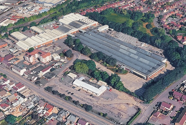 The former Hotpoint tumble dryer factory