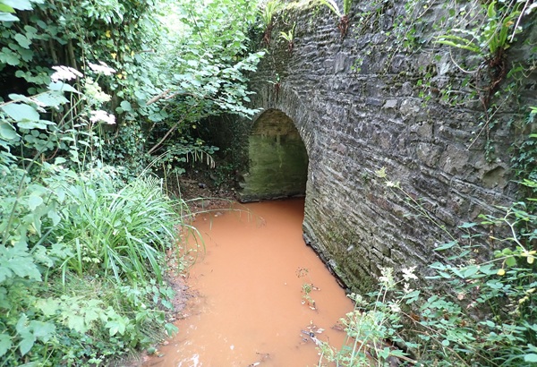The polluted Tanhouse Stream. Picture: Environment Agency